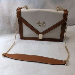 Loulu - white and brown purse